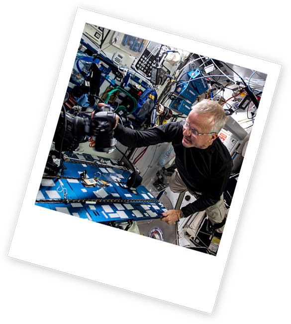 John Shoffner in Space